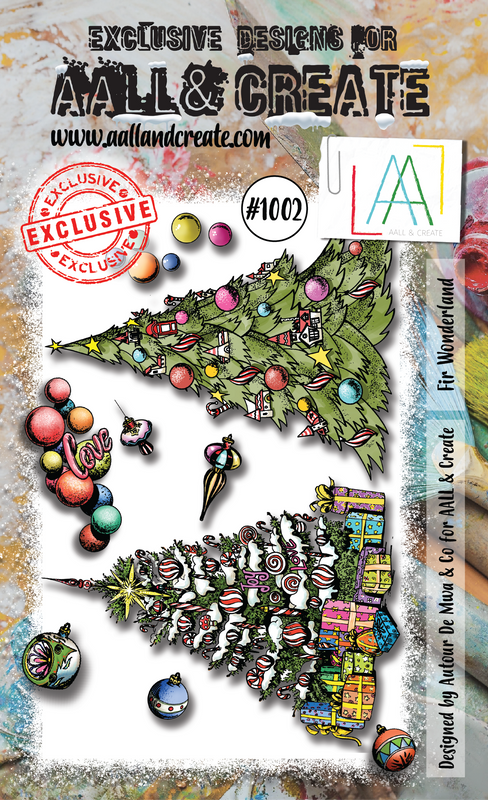 AALL and Create Lot de Tampons A6 - #1002 - Fir Wonderland