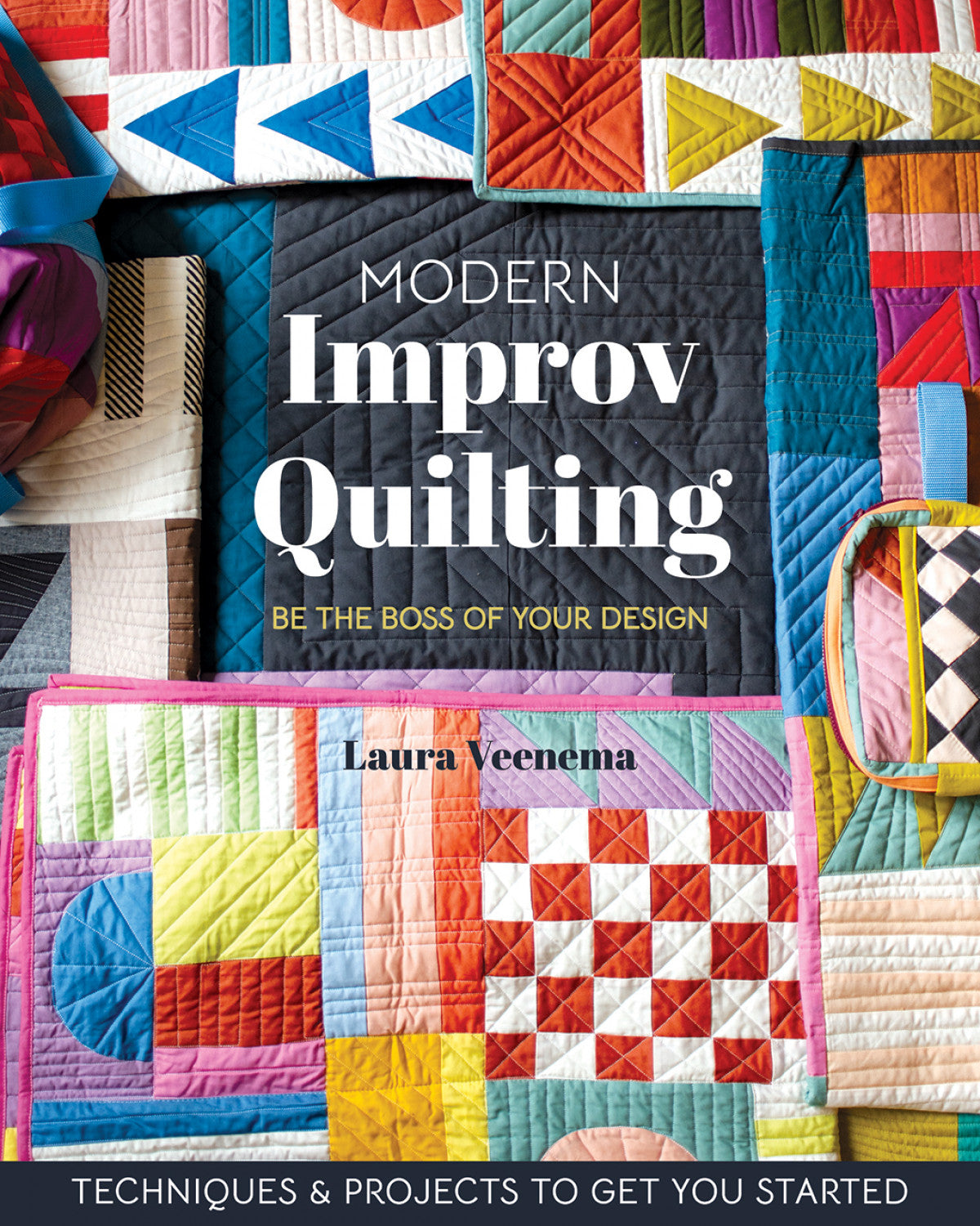 Livre de quilting moderne sur l'improvisation : Maîtrisez votre design