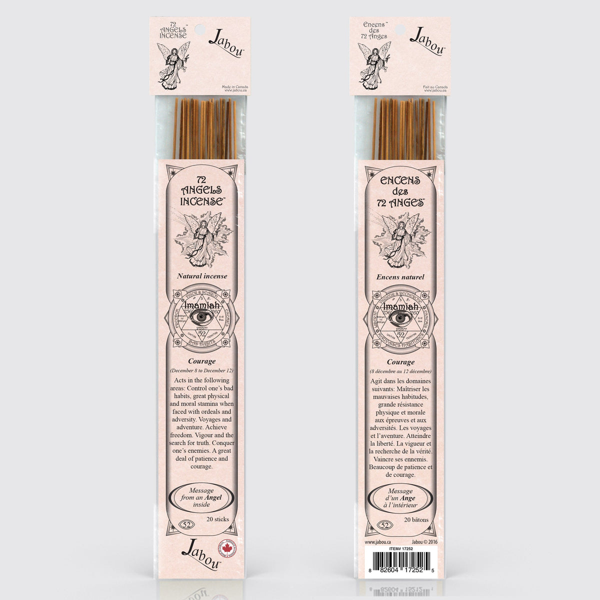 72 Angels #52 Courage Incense Sticks