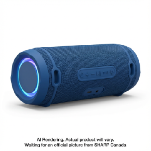 Enceinte Bluetooth Portable Robuste Sharp GX-BT390-BL – 30W RMS, Étanche IP67, Batterie 10h