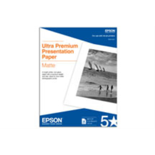 S041339 PAPIER MAT ULTRA PREMIUM EPSON, FORMAT SB (33X48,3 CM) (