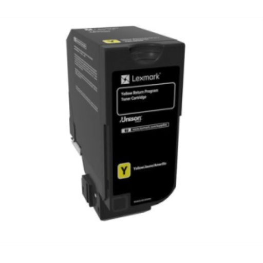 Lexmark74C10Y0 CS720,CS/CX725 Yellow Return Program 3K Toner Cartridge