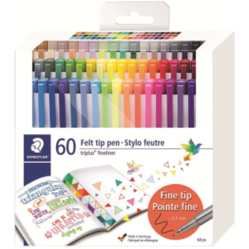 Stylo-feutre triplus 60 pièces