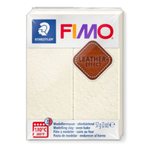 Modelling Clay Fimo Leather Effect Ivory 57g (2 oz)