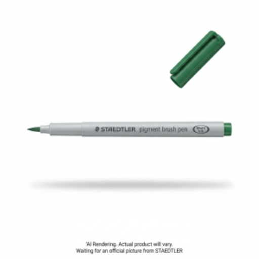 Pigment Brush Pen Fir Green