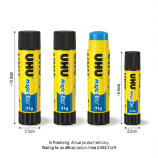 Glue, UHU, 3x21+8g BLUE