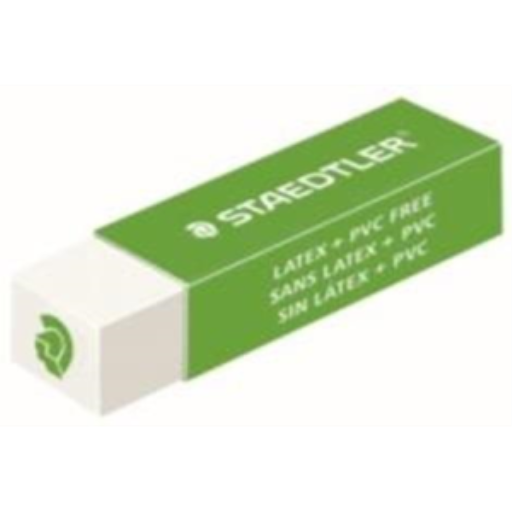 Eraser white with Marshead green