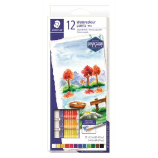 8880-C12-02 STAEDTLER-Mars Limited WTRCOLOUR PAINT 12ml AST