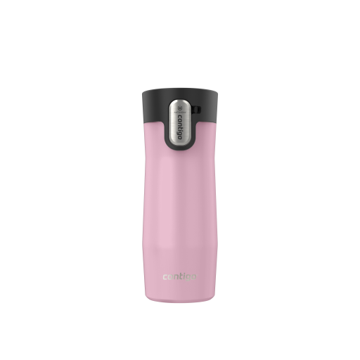Contigo West Loop 3.0 Vacuum-Insulated Stainless Steel Travel Mug with AUTOSEAL Easy-Clean Lid, 16 oz (473 mL), Strawberry Cream Frosted Pearl