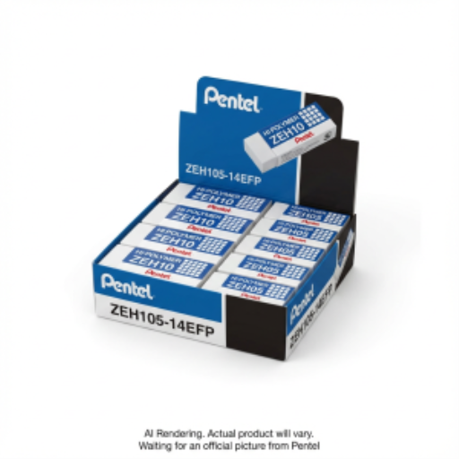 Gomme Hi-Polymer, présentoir en vrac, 168 pièces