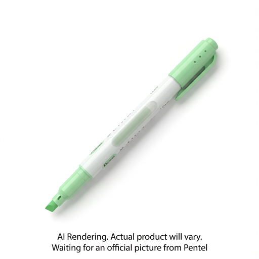 Surligneur liquide Illumina Flex, double pointe biseautée et ogive, encre vert clair