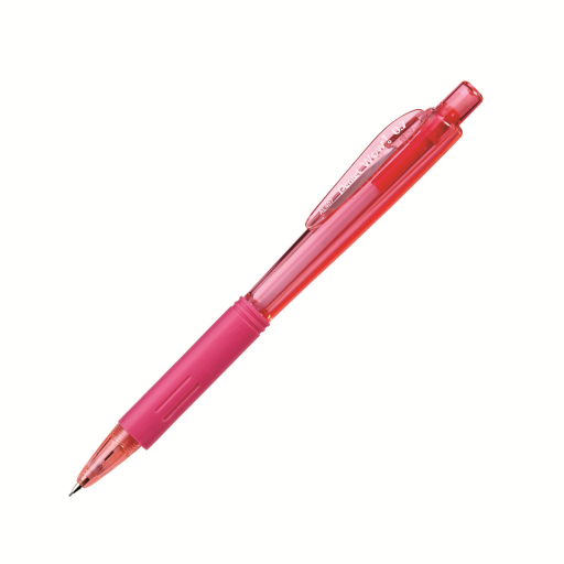Super ! Porte-mine rétractable (0,7 mm), corps rose