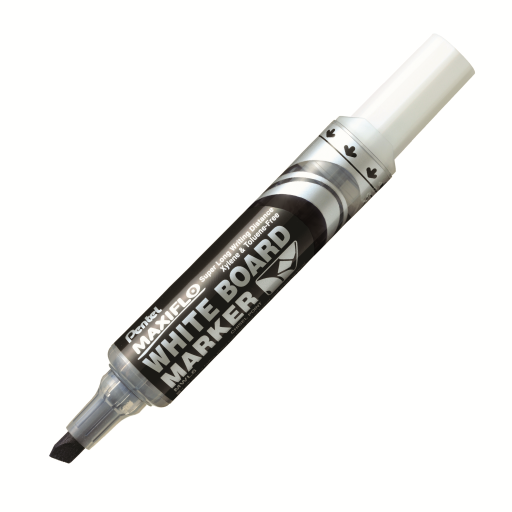 Marqueur tableau blanc Maxiflo, pointe biseautée (2,0/5,7 mm) encre noire