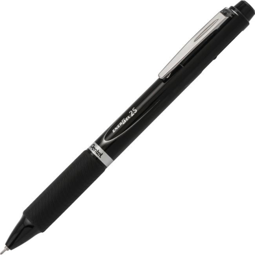 EnerGel 2S Multi-fonction, 2 mines + porte-mine, (0,5 mm), encre noire/rouge/porte-mine 0,5 mm, corps noir