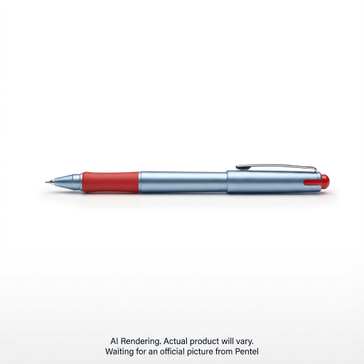Stylo gel liquide EnerGel, pointe aiguille (0,5 mm), encre rouge