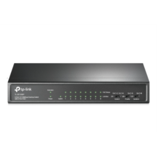 9-Port Unmanaged Switch with 8 PoE Ports
