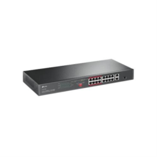 16-Port 10/100 Mbps 2-Port Gigabit Rackmount Switch