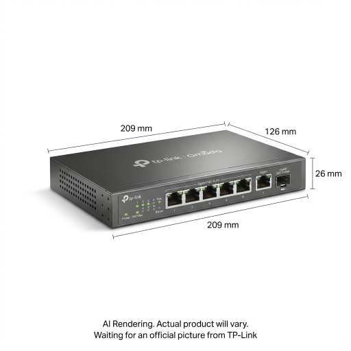 Omada 10-Port Gigabit Easy Managed Switch with 8-Port PoE+