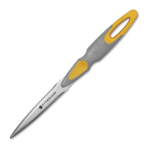 Titanium Bonded? Letter Opener /
Coupe-papier à lame en titane fusionné ?