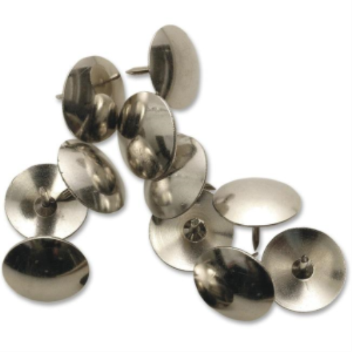 Nickel Plated 1/2" Dia., 5/16" Pin /
Diamètre de 1/2 po – nickelées – tige de 5/16 po
