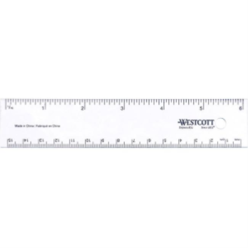 15cm/6 po ? Échelles 1/16 po et mm /