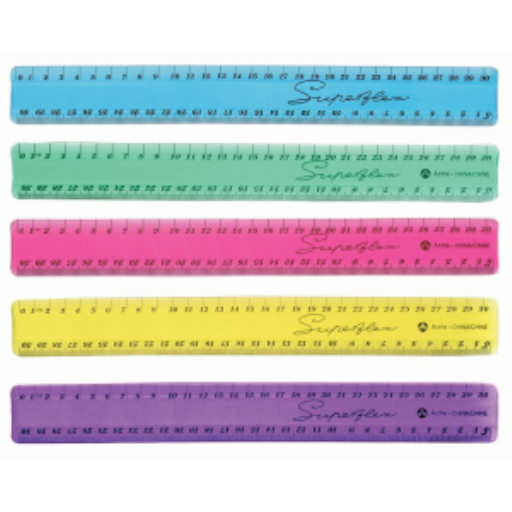 30cm Superflex – Metric - Assorted Colours /
30cm Superflex – métrique, couleurs assorties