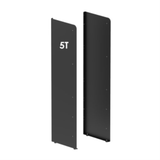 TITAN 5 tier Black Panels