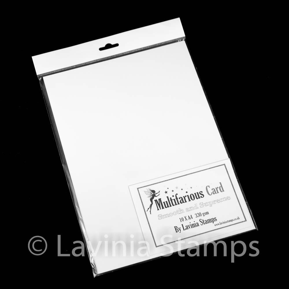 Carte multifonction A4 (21 x 29,7 cm) blanche 10 feuilles