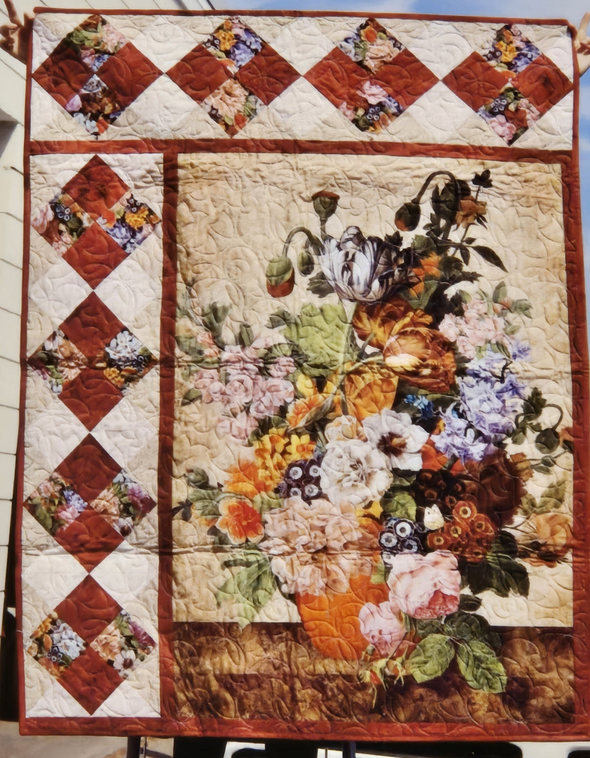 Échantillon de magasin - Plaid - Panneau floral