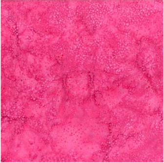 Bali Handpaints de Hoffman -Rose vif- 28851-12
