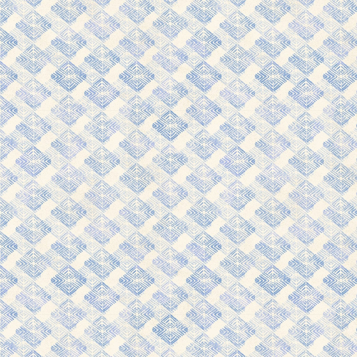 Wilmington Prints - Susan Winget - Hydrangea Mist - 39823 244 Losanges Bleus