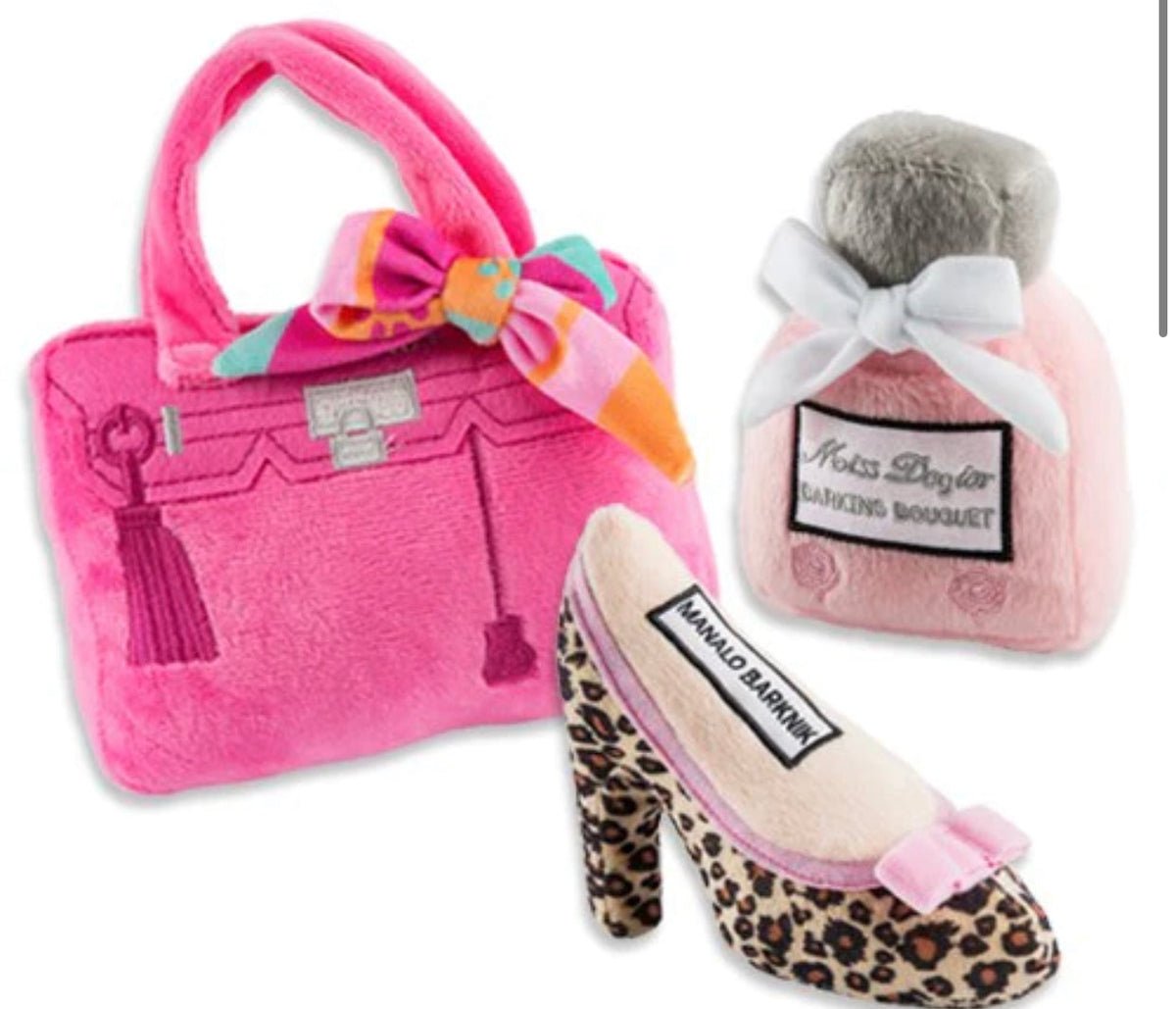 Ensemble de jouets d'anniversaire City Girl – Jouets en peluche pour chiens