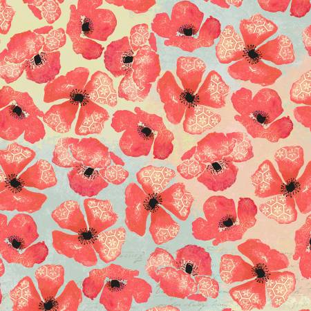 Windham Multi Poppy 108 pouces de large Dos 53460DW-X