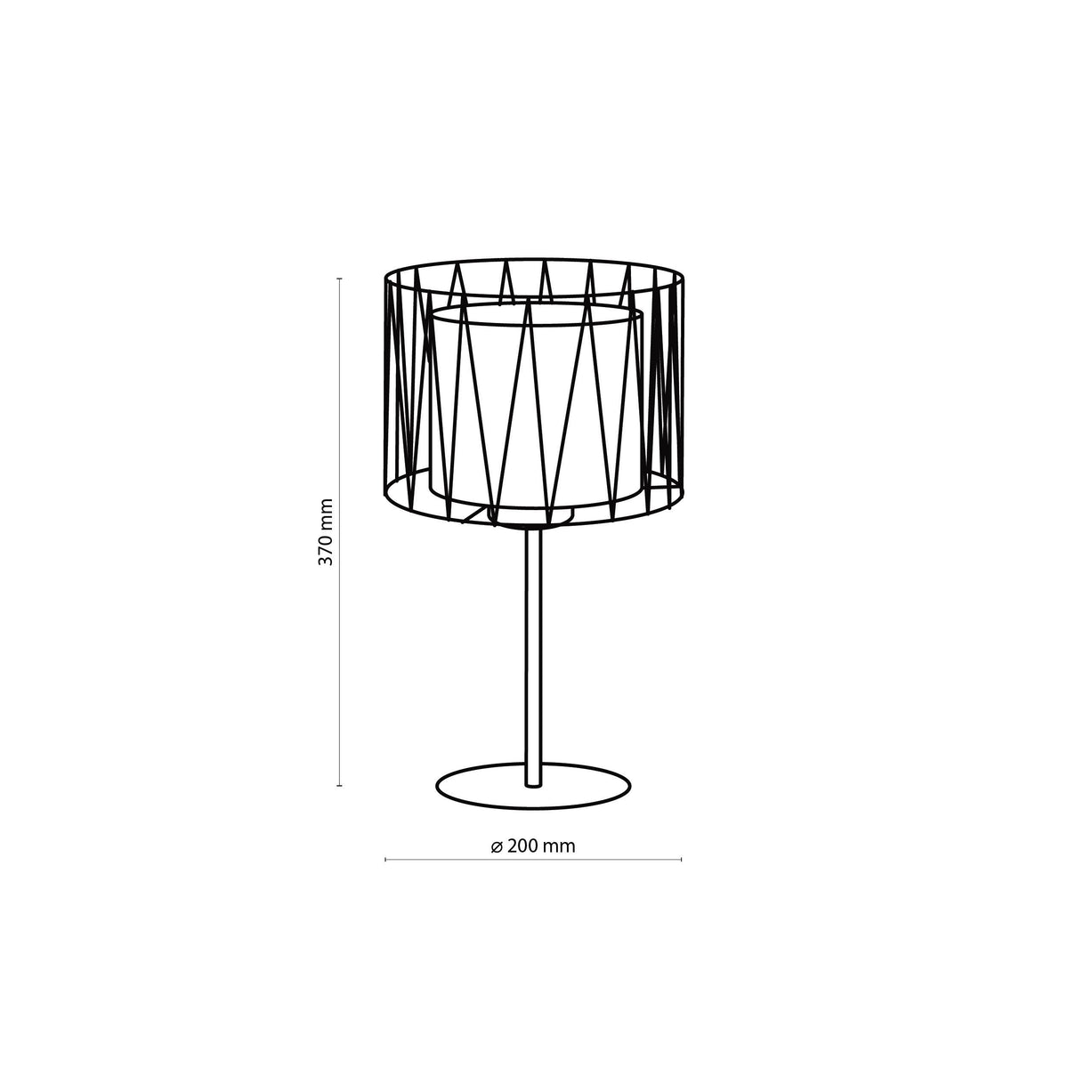 HARMONY NATURE Woven Jute Table Lamp for Bedroom & Nightstand (Clearance)