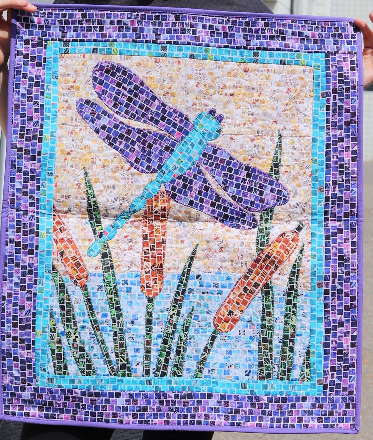 Store Sample- Wall Hanging- Dragonfly Mosiac