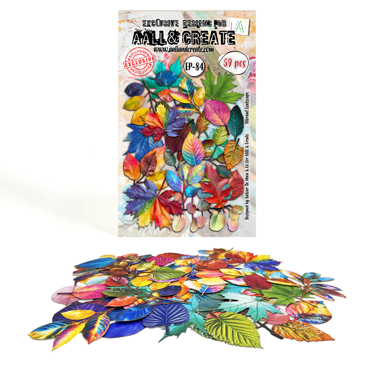 AALL and Create - Ephemera Die-Cuts - Vibrant Leafscape