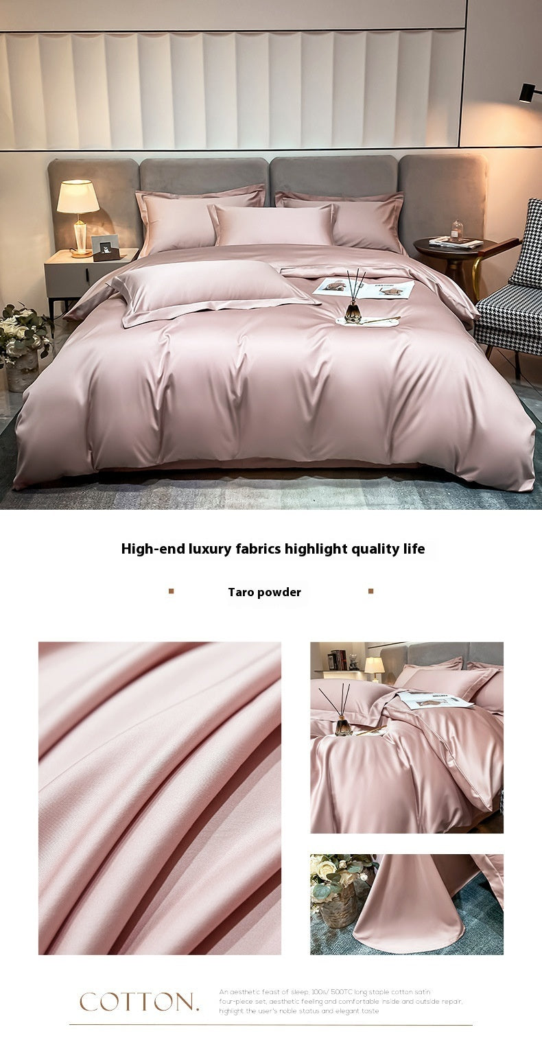 Egyptian Long‑Staple Satin Fabric Cotton Sheet – Luxury, Breathability & Timeless Comfort