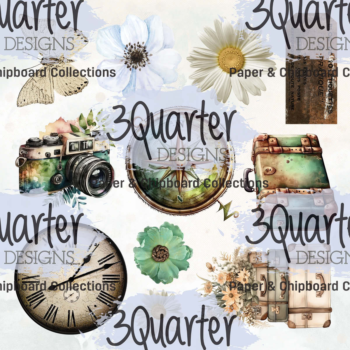 Voyages Incroyables, lot de 8 x 8