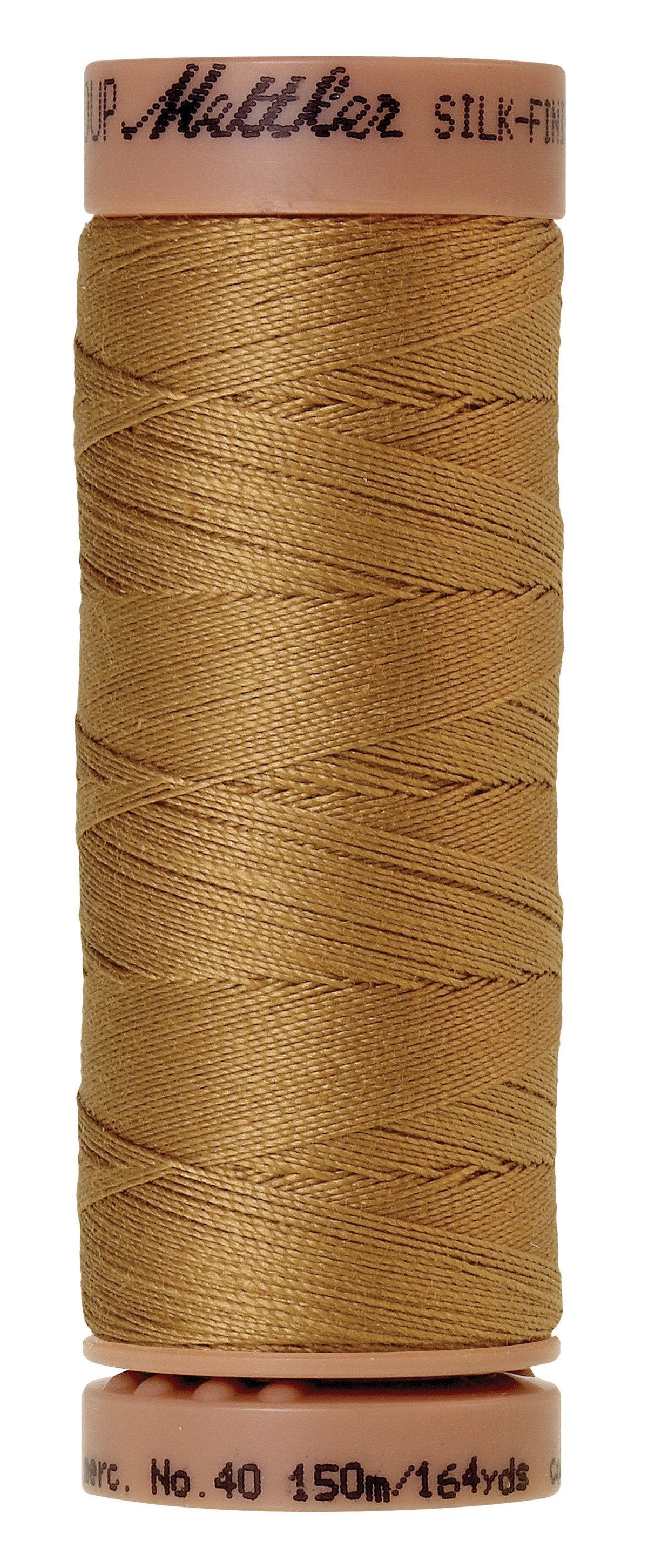 Mettler Silk-Finish 40wt Solid Cotton Thread 164yd/150M Sisal