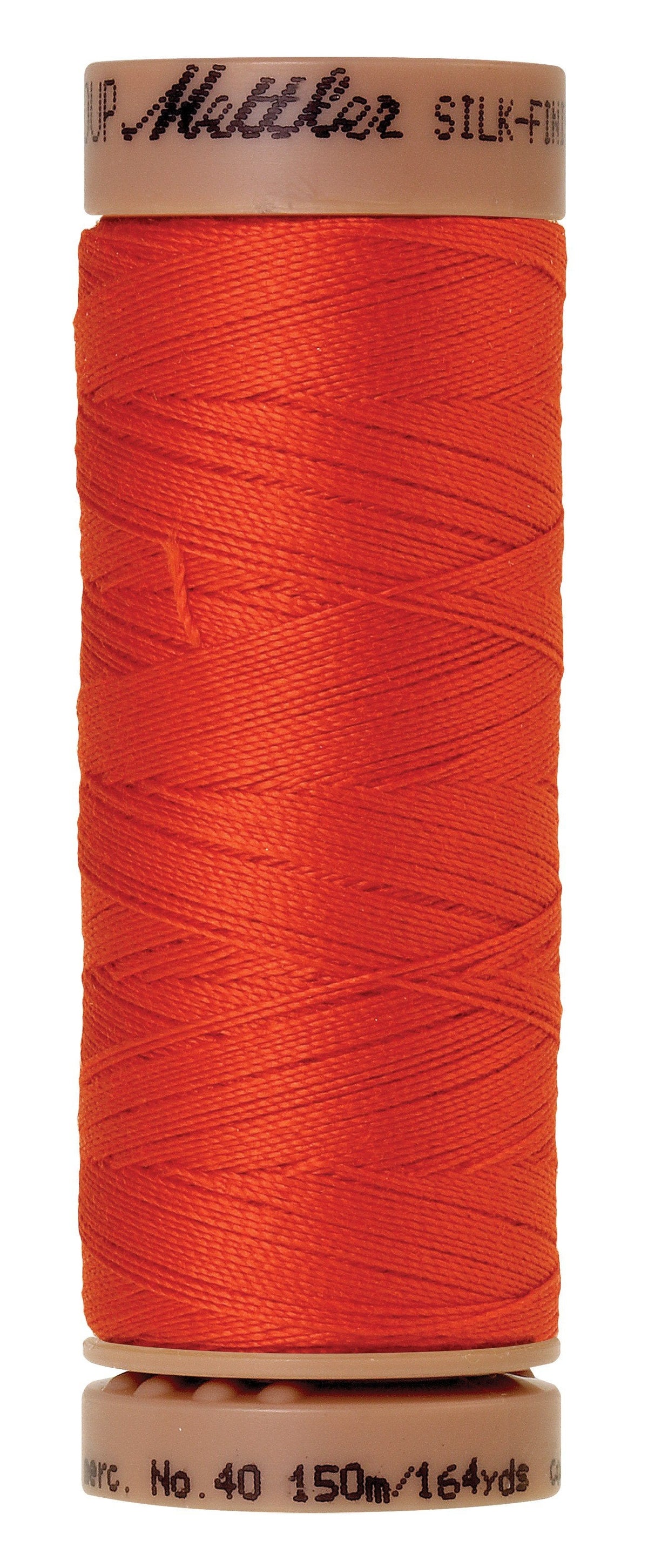 Mettler Fil de coton uni Silk-Finish 40wt 150m Paprika