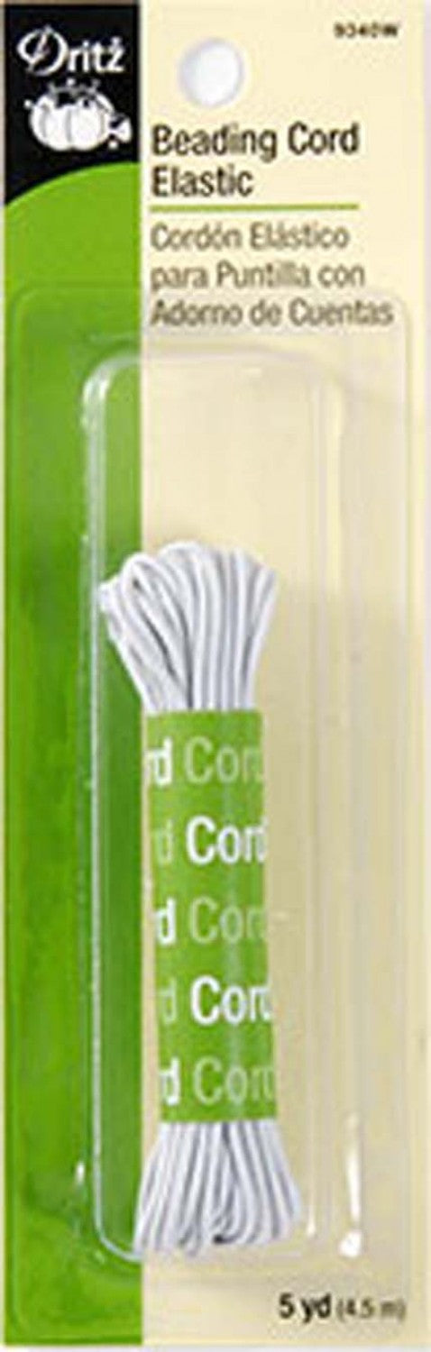 Élastique perlé Dritz blanc 4,5 m