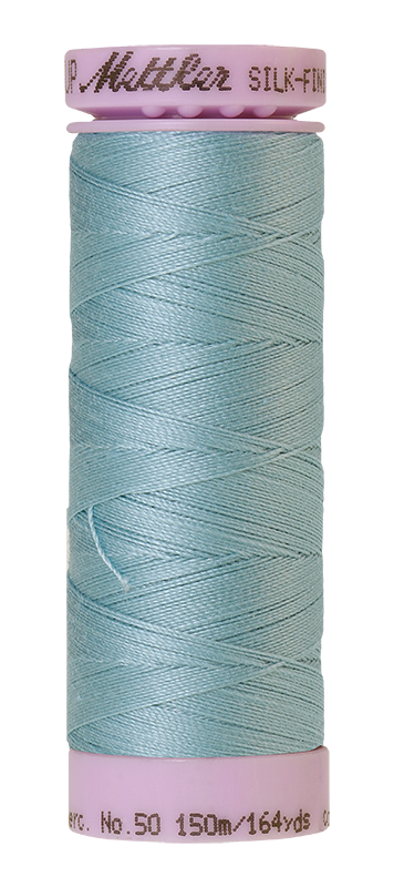 Fil de coton uni Mettler Silk-finish 50wt 164v/150m Rough Sea