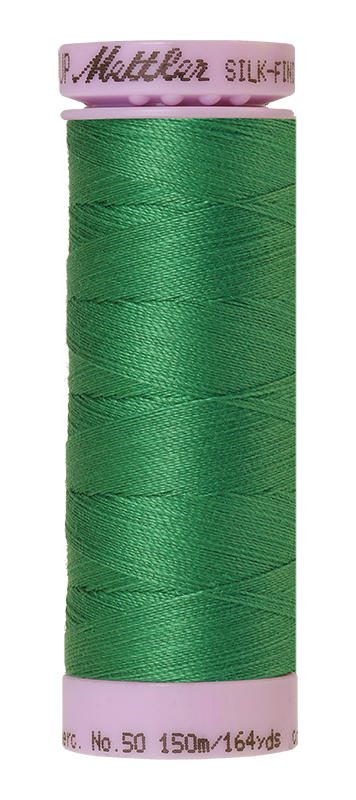 Fil de coton Mettler Silk-finish 50wt, 164 verges/150 m, uni Kelley