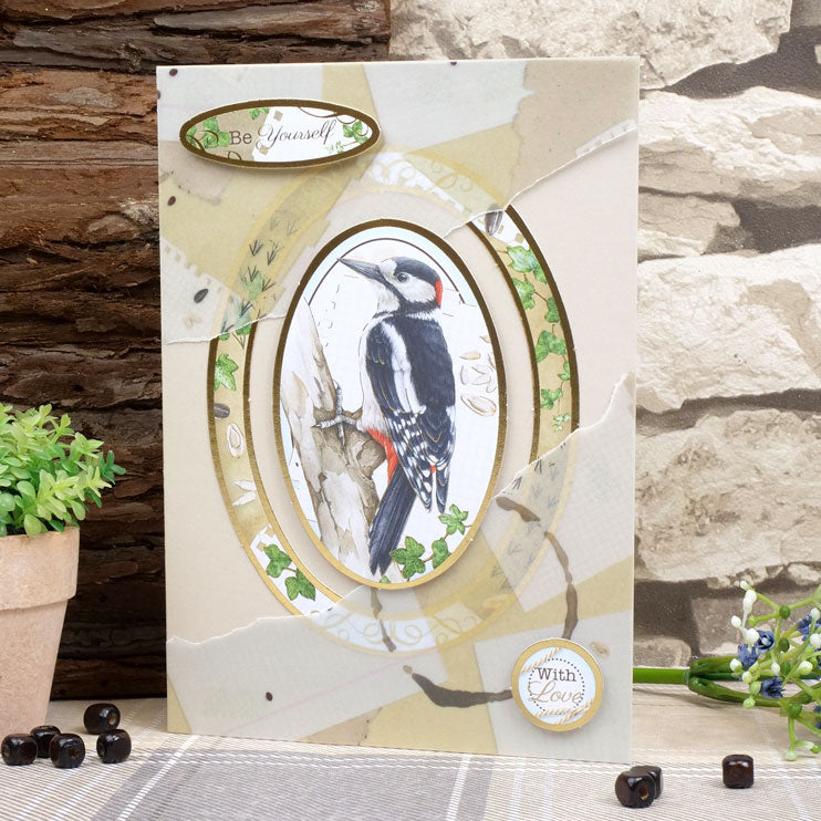 Botanical Birds Printed Parchment