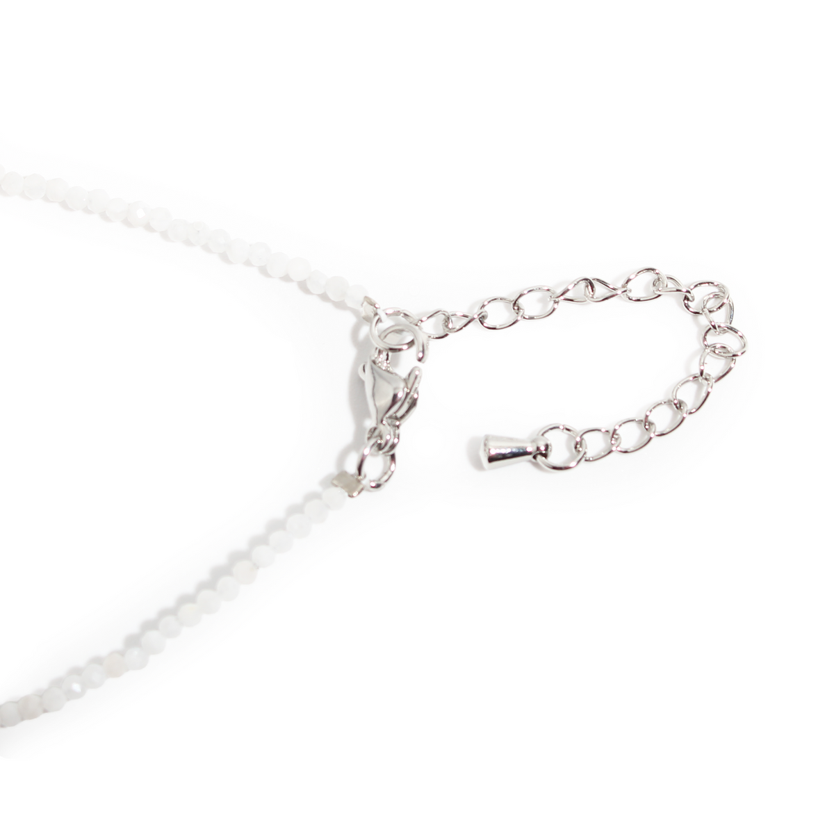 White Moonstone Bracelet - 2-3mm