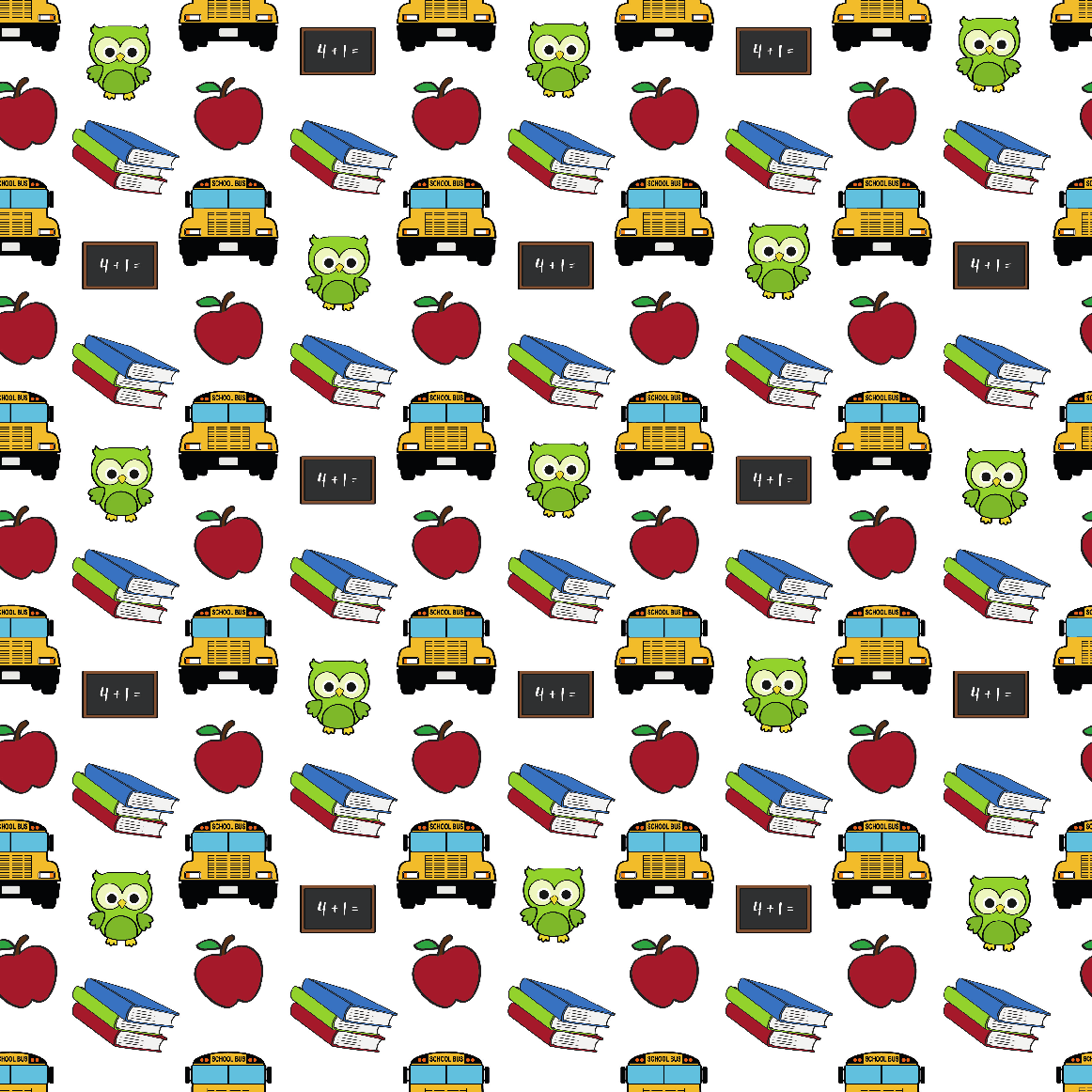 Craft HTV Little Bright Owl Back to School Pattern