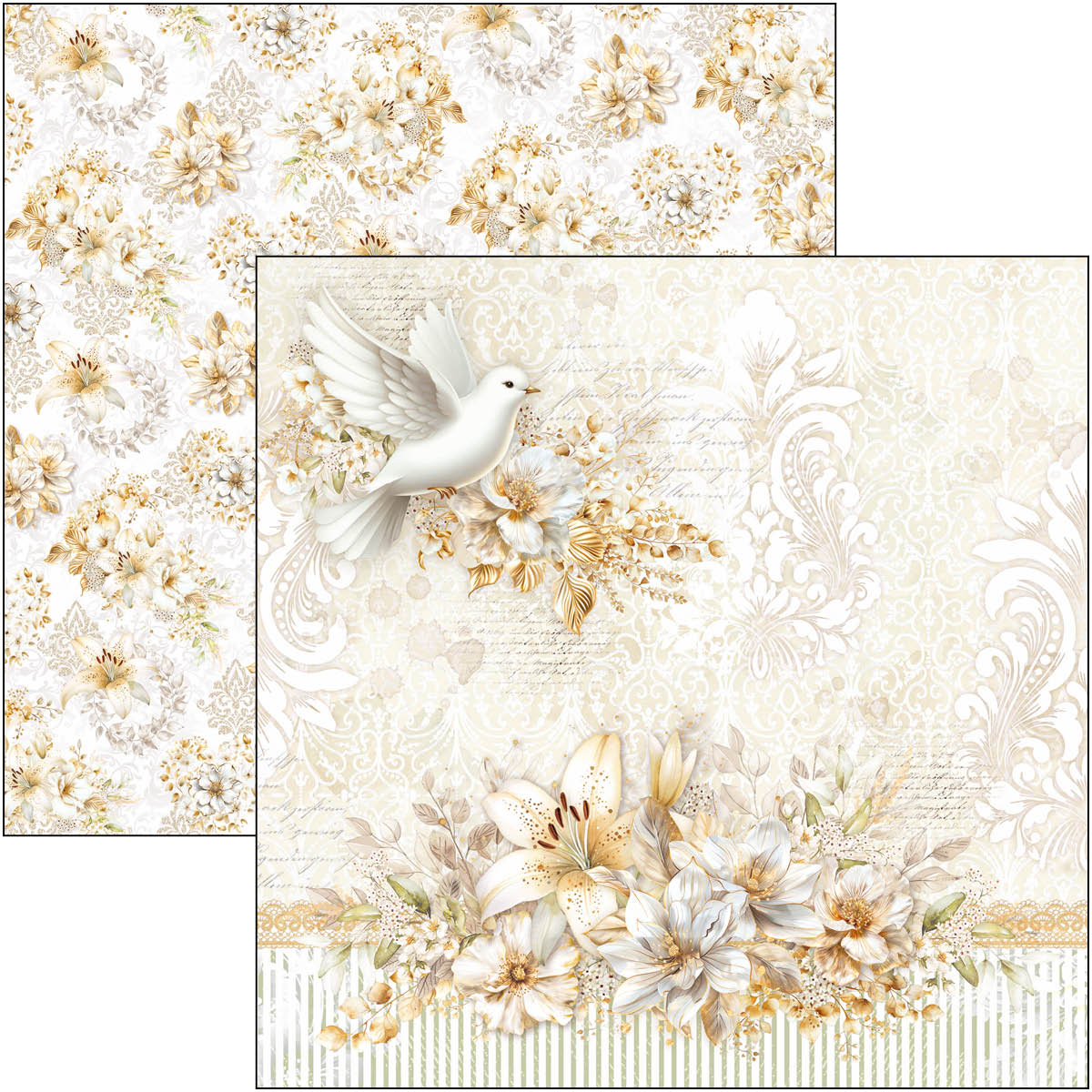 Bloc de papier Blessing Day 20,3x20,3cm 12 feuilles/paquet