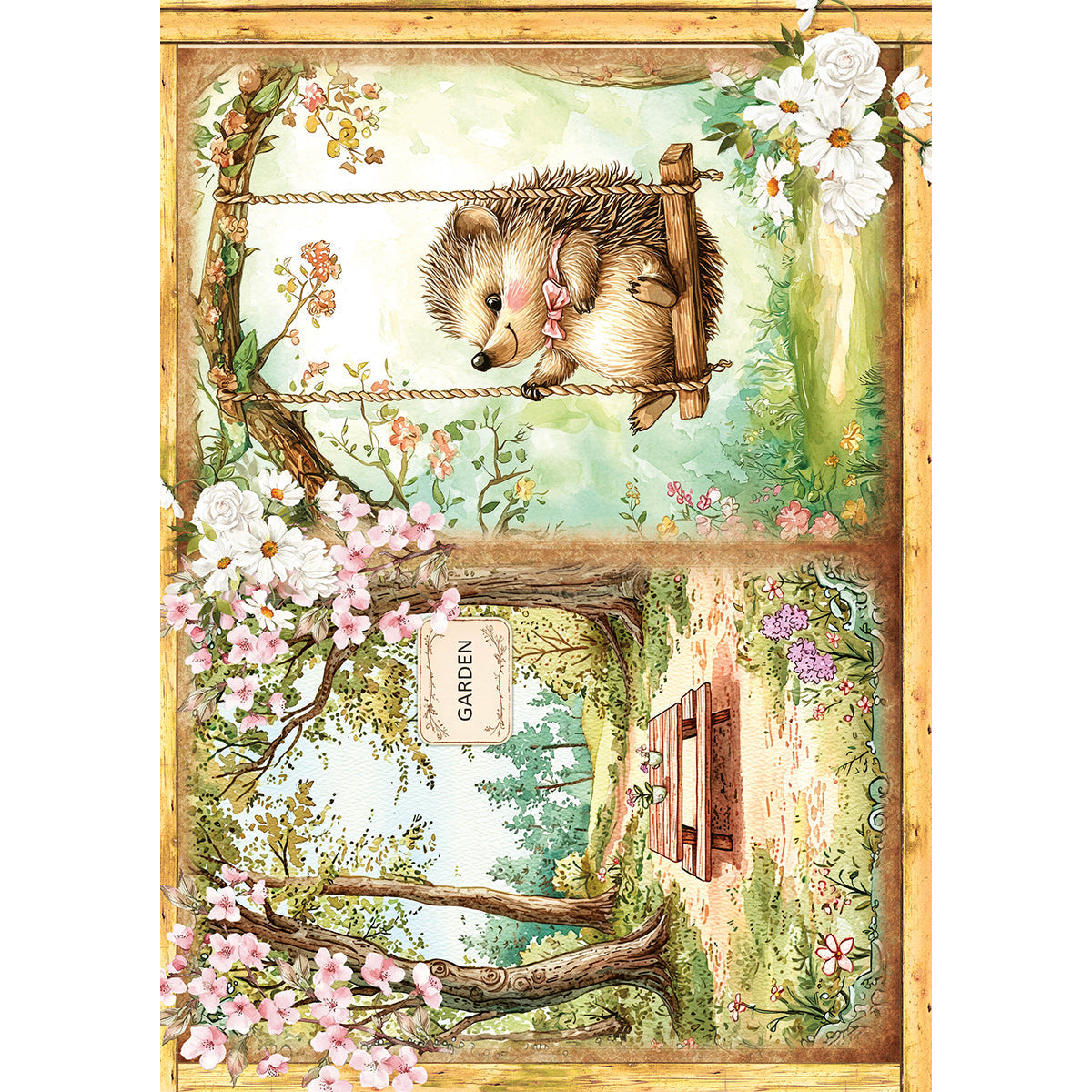 Papier de Riz A5 ASSORTI 8/Paquet Fête Forestière