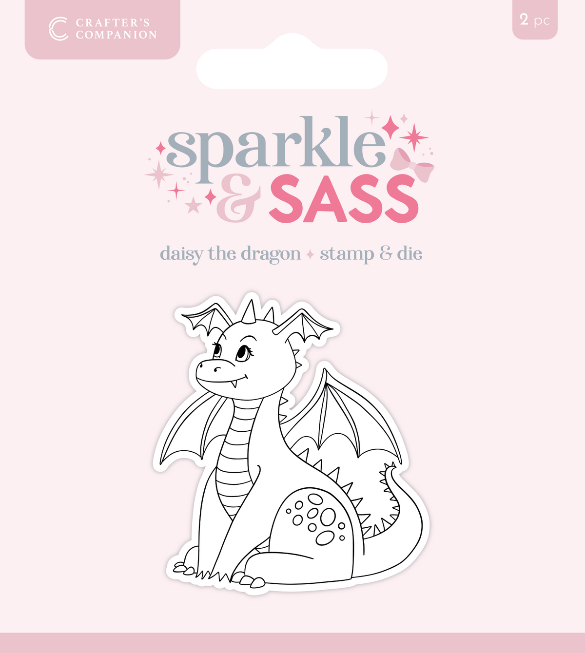 Crafters Companion Stamp & Die - Daisy the Dragon
