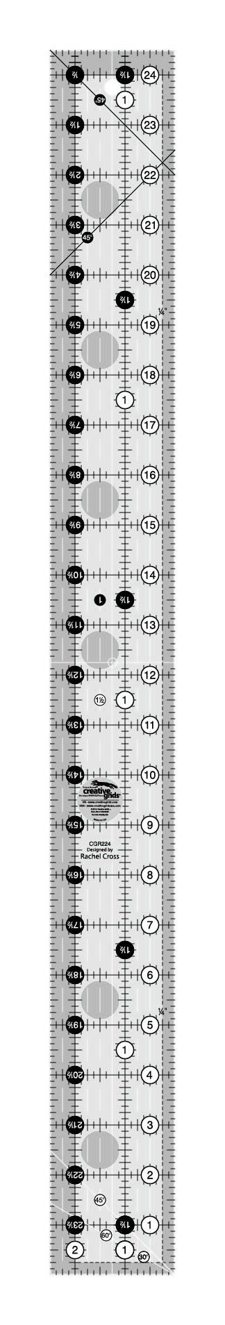 Creative Grids Quilt Ruler 2.5" x 24.5"
